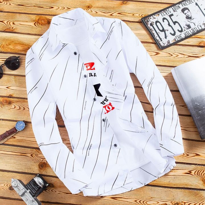 Thời Trang Hàn Quốc Áo Sơ Mi Nam Chemise Homme De Luxe Camisas De Hombre Áo  Cánh Ropa Hombre Roupas Masculina Quần Áo Nam Cổ Điển 