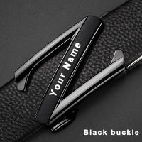 2021Custom Initials Leather Belts For Men New Z H Buckle Design Laser Engrave Name Logo Belts Men Waist Straps Fashion Gifts For Man