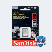 Sandisk การ์ด SDHC UHS-I V30 U3 Class 10 (100MB / s) 32GB