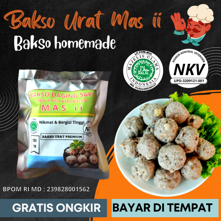 Bakso Urat Super Lezat Mas Ii Daging Sapi Asli Dengan Kombinasi Daging