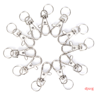 djsrg 10PC Silver swivel Trigger คลิป snap lobster clasp Hook BAG พวงกุญแจตะขอของขวัญ