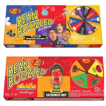 JELLY BELLY BEAN BOOZLED SPINNER 6th Edition Challenge Candy Party Sweets  100g