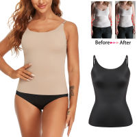 ฤดูร้อนที่ไร้รอยต่อ Shapewear ท็อปส์ผู้หญิงท้องควบคุมเรียบ Body S Haper ยกทรงเปลือยสีดำเสื้อกล้ามบางท้องบีบอัดเสื้อกั๊ก