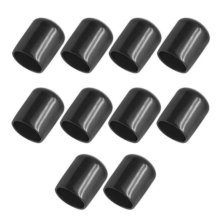 Rubber End Caps ID PVC Round Tube Bolt Cap Cover Screw Thread