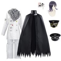 AEOZAD Kokichi Oma คอสเพลย์ Traje Danganronpa V3 Brancos Uniformes Manto Conjunto เต็ม Dia das Bruxas Carnaval Roupas de festa