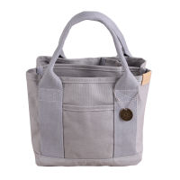 1 PCS Luxury designer handbag canvas ladies bag 2021 new trend handbag solid color small square bag lunch bag shopping bag