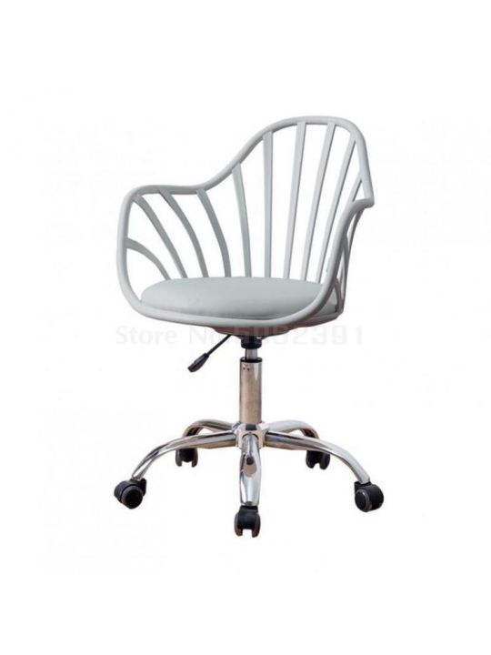 เก้าอี้คอมพิวเตอร์แบบนอร์ดิกเก้าอี้หมุนเรียบง่ายสีดำและสีขาวเรียบง่ายเก้าอี้สำนักงานสำนักงานแบบหมุน