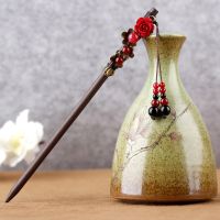 【YF】✢❂  Wood Hairpin Antique Hair Stick Clip Costume Chinese Accessories Pins заколки