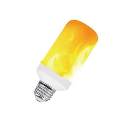 หลอดไฟเปลวไฟ Led B22 E14พร้อมเอฟเฟกต์กลับหัวตัวเซนเซอร์แรงโน้มถ่วงจำลองการตกแต่ง Ac85-265v โคมไฟสไตล์วินเทจ9W 15W E27