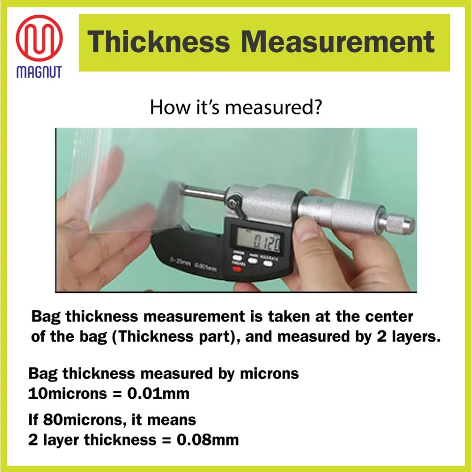 Share more than 141 plastic bag thickness measurement super hot