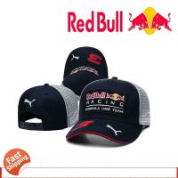 สูตร 1 หมวกแข่งรถ สีแดง เบอร์ 1 หมวกเบสบอล ปีกโค้ง ลาย Daniel Ricciardo 3