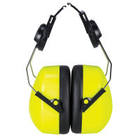 Noise Protection Helmet CE Certificate Work Hard Hat with Hanging Earmuffs Safety Translucent PC Cap