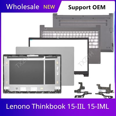 New Original For Lenono Thinkbook 15-IIL 15-IML Laptop LCD back cover Front Bezel Hinges Palmrest Bottom Case A B C D Shell