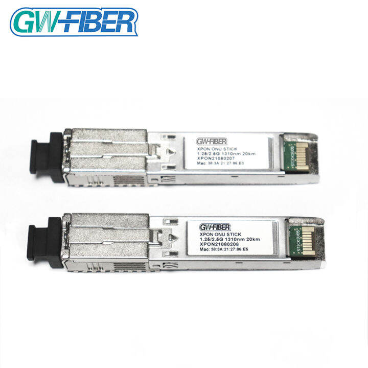 Epon Gpon Xpon Sfp Onu Stick With Mac Sc Connector Ddm Pon Module Fiber Optic Module Lazada Co Th