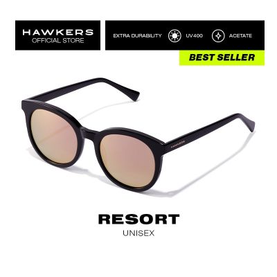 g2ydl2o HAWKERS Rose Gold RESORT Sunglasses for Men and Women, unisex. UV400 Protection. Official product designed in Spain HRES20BKX0