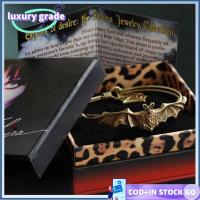 LUXURY GRADE โกธิค กำไลข้อมือค้างคาว โลหะสำหรับตกแต่ง เครื่องประดับปาร์ตี้แวมไพร์ เครื่องประดับกำไลข้อมือ แฟชั่นแฟชั่นสตรี พังก์สไตล์ กำไลข้อมือคู่ ผู้หญิงผู้ชาย