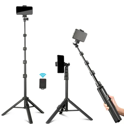 ไม้เซลฟี่แบบ3 In 1พร้อมขาตั้งกล้องระยะไกลไม้ถ่ายรูปบลูทูธขาตั้งสำหรับมือถือขาตั้งโทรศัพท์สำหรับกล้อง DJI Gopro Hero Sjcam ตัว