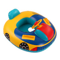 {Ready Stock}Cartoon Cars Seat PVC Swimming Ring Baby Toddler Inflatable Pool Float