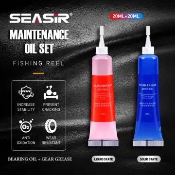 Fishing Reel Maintenance Tool Kit Lubricating Oil Grease Set Reel Oil  Lubricant