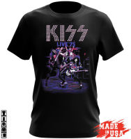 K.i.s.s-Band Live 75 T-Shirt Rock Band Fan Gift Tee Black Funny Gift Men Women