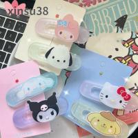 การ์ตูน XINSU38 Kuromi อะนิเมะกิ๊ฟติดผม Cinnamoroll กิ๊บติดผมลายหวานเด็กผู้หญิง