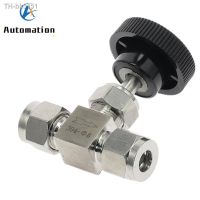 ▬♗☼ Adjustable needle valve OD 3 4 6 8 10 12 14mm 1/8 quot; 1/4 quot; 3/8 quot; 1/2 quot; Compression Double Ferrule Tube Connector stainless steel 304