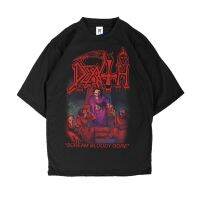 Band buildup Death Scream Bloody GORE TShirt lontons band Death MJ ตัวอย่าง มุมมองของ bibles Death Metal grosir murah