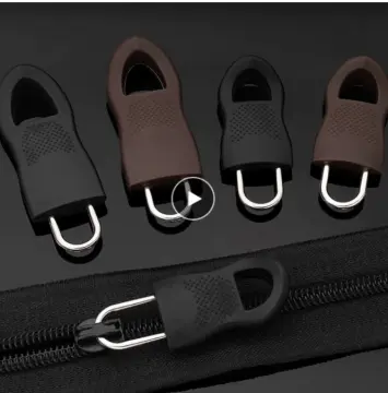 Leather Zipper Pull Puller End Replacement Kit Fastener Zip Slider for  Backpack Luggage DIY Zipper Repair Sewing Accessories