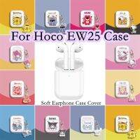 READY STOCK!  For Hoco EW25 Case Fresh style cartoon pattern for Hoco EW25 Casing Soft Earphone Case Cover