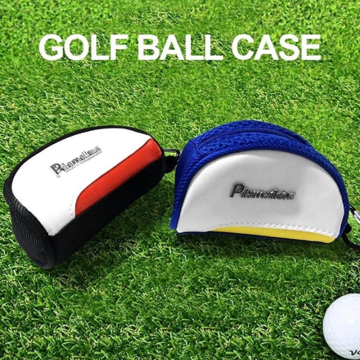 golf-ball-bag-pu-leather-golf-ball-storage-pouch-bag-waist-belt-storage-pocket-to-hold-tees-and-golf-balls-portable-golf-ball