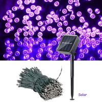 Outdoor Solar Light Garden Warm White/Purple/RGB LED Strip String Fairy Lights 22M Solar Lamp Waterproof Garland Christmas Decor Outdoor Lighting