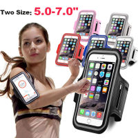 5 - 7inch Outdoor Sports Phone Holder Armband Case for Samsung Gym Running Phone Bag Arm Band Case for 12 Pro Max 11 x 7+