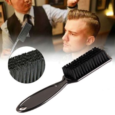 ▤♟ Fade Brush Hair Comb Scissors Cleaning Brush Barber Shop Skin Plastic Handle Hairdressing Soft Cleaning Brush Hair Styling Tools