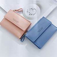 6 Colors! Womens Short Vertical Wallet Coin with Zipper