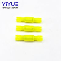 ][= 50Pcs  Wire Electrical Connector Male Female Crimp Insulation Nylon Cable Terminals Yellow MRFNY5.5-156 Car Terminator