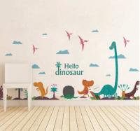 สติ๊กเกอร์ติดผนัง สติ๊กเกอร์ติดผนังห้องนอน รุ่นอาณาจักรล้านปี (Wall Sticker)