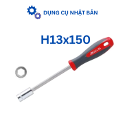 Tô vít đầu tuýp thân lục giác đầu H13 dài 150mm Anex Nhật Bản