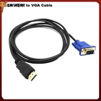 UMMEAX 1.8M 6FT มีประโยชน์ Multime ความคมชัดสูง ตัวแปลง HDMI เป็น VGA รองรับ 1080P สายวิดีโอ