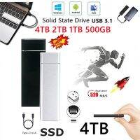 [ดีที่สุด A]✩ ☺ หน่วยความจำภายนอก SSD 2TB 1TB 500GB ฮาร์ดไดรฟ์ยูเอสบีโซลิดสเตทเคลื่อนที่3.1หน่วยความจำภายนอก SSD Typc-C ฮาร์ดไดร์ฟพกพาสะดวก ✩