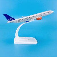 ABaza ขายร้อนสังกะสี Ally วัสดุ1:400 16ซม. เครื่องบินรุ่น Aircrafts Airbus A330-300สแกนดิเนเวียนเครื่องบิน ModelM