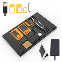 【Pocket Size】Universal SIM Storage Case,SIM Storage Adapter Case Kit for Nano Micro SIM Card Memory Card Collection Box
