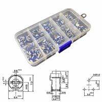 【CW】 100Pcs/Box RM065 Carbon Film Horizontal Trimpot Potentiometer Assortment 10 Values Variable Resistor 500R - 1M