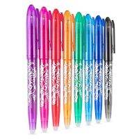 16Pcs Erasable Pens Erasable Gel Pens 0.5mm Tip Rub Out Pens with Rubber for School Office Stationary Supplies Gifts