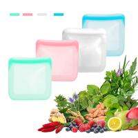 【DT】 hot  500/1000ml Sealed Bag Strong Sealing No Scale Freezer Bag Food Preservation Silicone Microwave Fridge Food Storage Bag