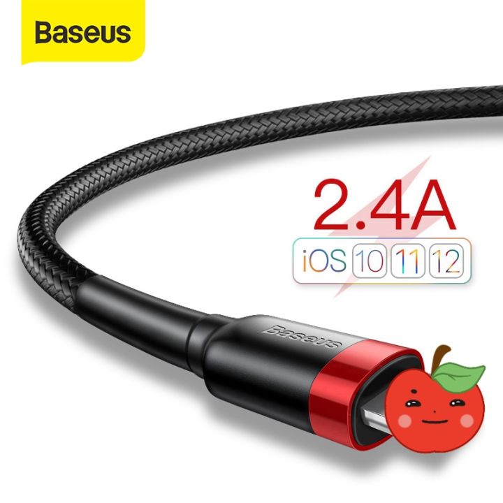 a-lovable-baseus-usbfor-iphone-11-proxr-xs-x-8-7-6-6s-plus-5s-ipadcharging-charger-data-wire-cordphone-cables-3m