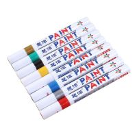 Colorful Waterproof Permanent Paint Pen Tire Metal Outdoor Marking Ink Marker Writing Supplies