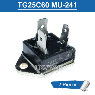 2ชิ้น MU241 TG25C60 TG 25C60 MU-241 25A/600V Isolated Triac ใหม่ดั้งเดิม