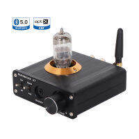 PJ.MIAOLAI 6N3 Tube Bluetooth 5.0 Amplifier QCC3008 TPA3116 40W*2 Stereo Mini Decoder DAC TDA1543 with Treble Bass Adjustment