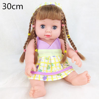 30cm Fashion Doll Soft Vinyl Reborn Baby Playmate Kids Toys Pretend Toys Christmas Birthday Gift Photography Props