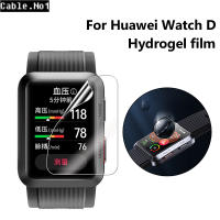 3pcs TPU/Hydrogel film ตัวป้องกันหน้าจอ นำไปใช้ Huawei Watch D film ฟิล์มป้องกันนุ่มเต็มขอบ